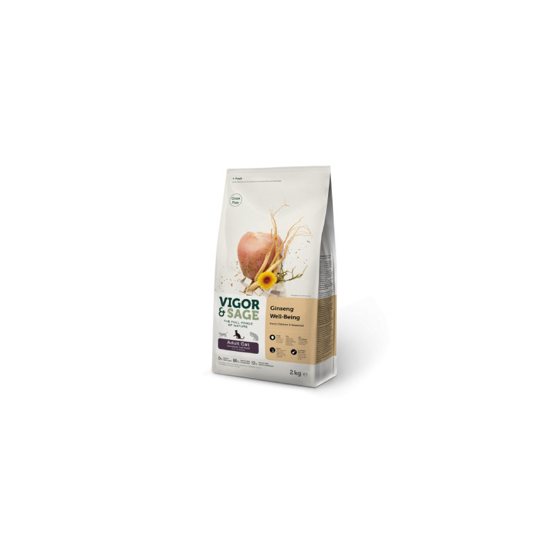 Ginseng Well-Being – Nourriture pour chat adulte 2 Kg