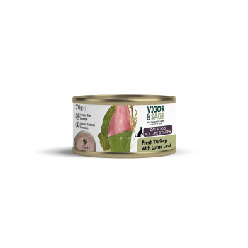PÂTEE pour chat Lotus Leaf & Fresh Turkey - 70g
